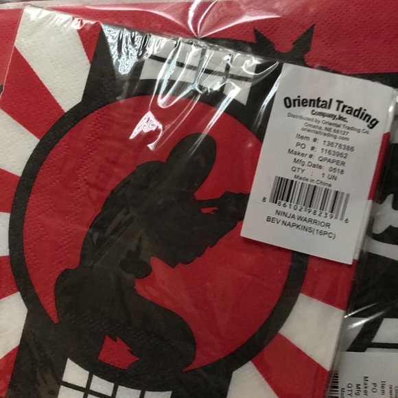 Ninja Birthday Party - red and black color scheme - Picture 2 of 8